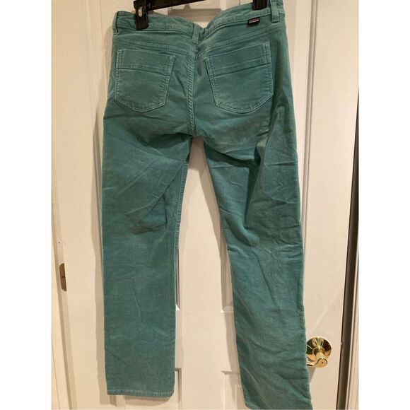 Patagonia Other - PATAGONIA Teal Green Fitted Corduroy Men’s Skinny Jeans Pants Size 29 Low Waist